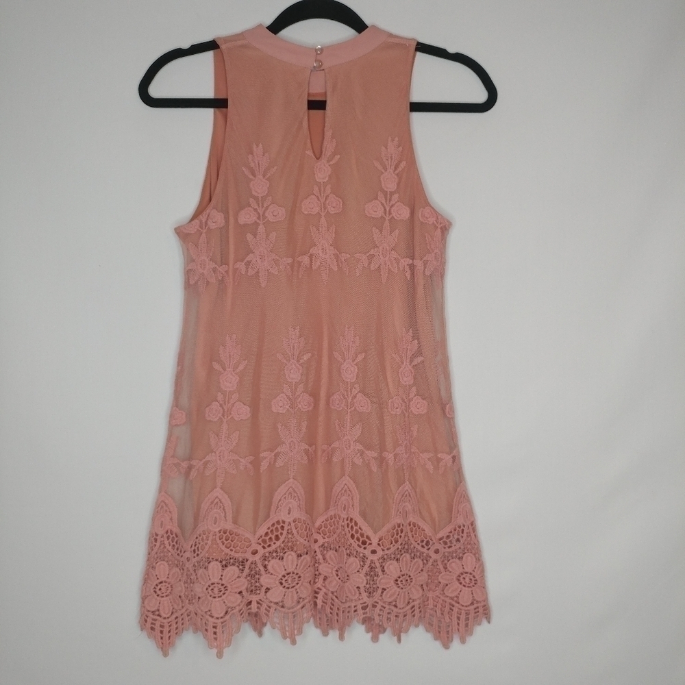 Want & Need Embroidered Sleeveless Lace Tank - Picture 9 of 14